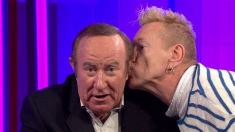 Punk Veteran John Lydon Kisses Andrew Neil On Tv Bbc News