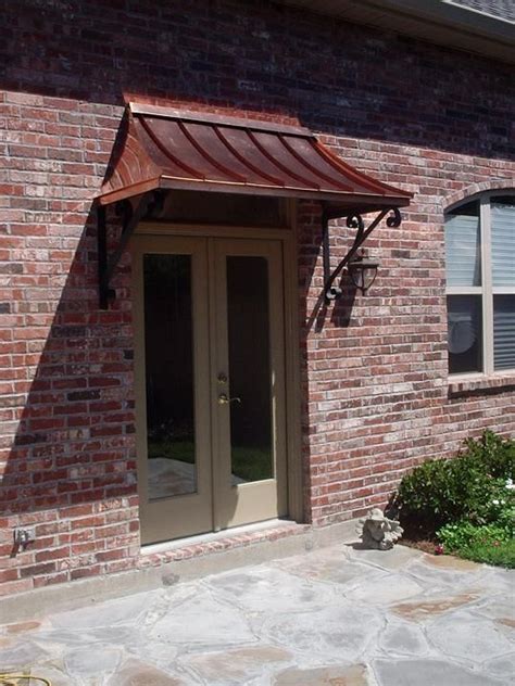 The Copper Juliet Awning Copper Awning Door Awnings Front Porch Design