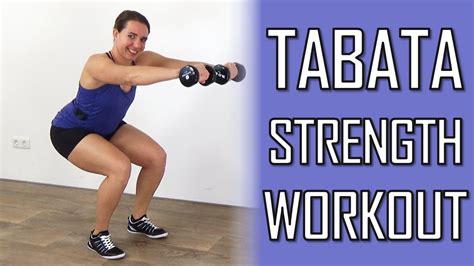 8 Minute Challenging Tabata Strength Workout Tabata Style Strength