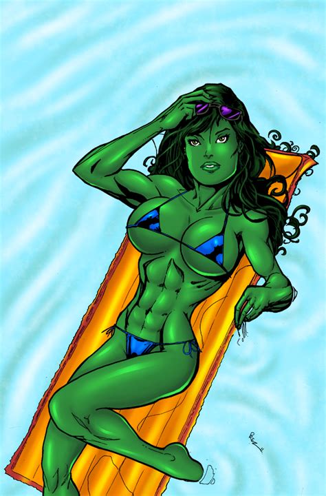 She Hulk Pool By Kayzer On Deviantart