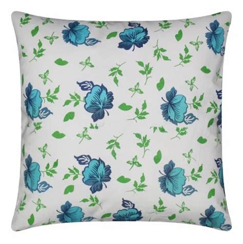 multicolor 100 cotton flower design cushion cover size 40 x 40 cm at rs 140 in karur