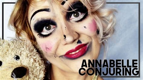 Inspiration Annabelle De Conjuring Halloween Tuto Make Up 3 Youtube