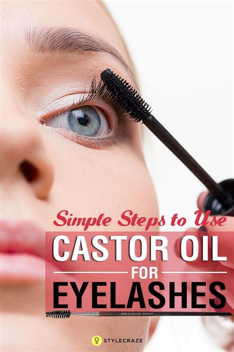 2 Simple Steps To Use Castor Oil For Eyelashes Oil For Eyelash Growth