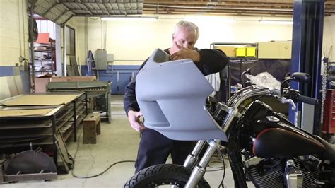 A motorcycle fairing is its wrapper. RWD FXR Fairing Installation - YouTube