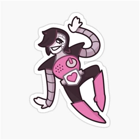 Mettaton Dance Pose Sticker By Metasaki Redbubble