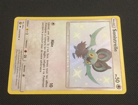 Pokemon Sonistrelle Card Sv19sv94 Holo Shiny Sun And Moon 115 Sl115 Fr