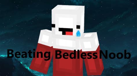 Beating Bedless Noob In Bedwars Youtube
