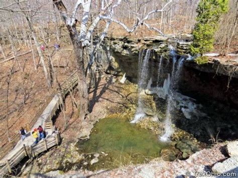 On March 21st We Visited Three Waterfalls In Miami County Charleston