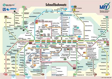Zones 1 to 6 cover the districts belonging to the mvv area. Munich MVV Map | The original Munich City Guide