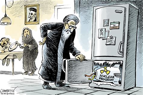 Choked Iran To Revive Its Nuclear Program Globecartoon Political
