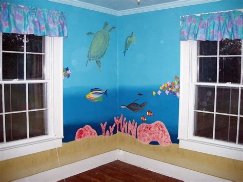 Babys Room Under The Sea Themed Kids Room Ocean Themed Bedroom