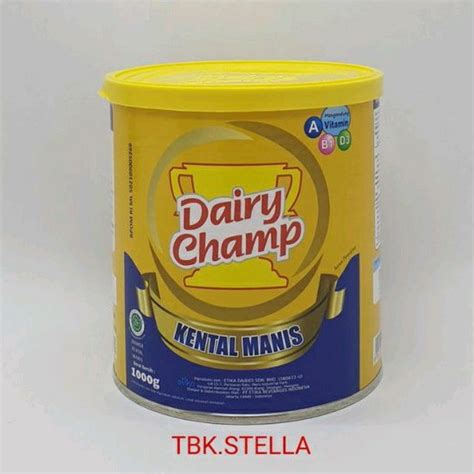 Jual Susu Kental Manis Dairy Champ 1 Kg Buatan Malaysia Shopee Indonesia