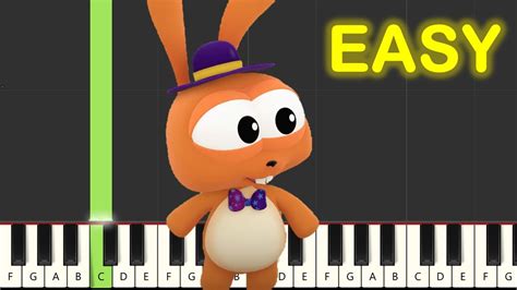 Babytv The Easter Bunny Piano Tutorial Youtube