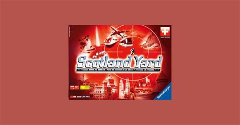 45 miuntes in scotland yard, one of the players takes on the role of mr. Scotland Yard Swiss Edition | Board Game | BoardGameGeek