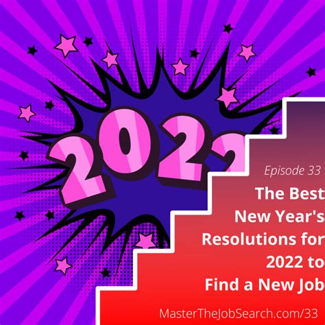 The Best New Years Resolutions For 2022 To Find A New Job Master The