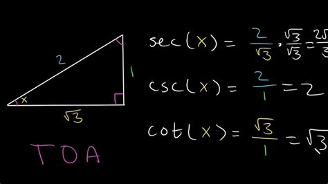 26.04.2010 · cotangent is cosine/sine. Secant, Cosecant, and Cotangent - YouTube