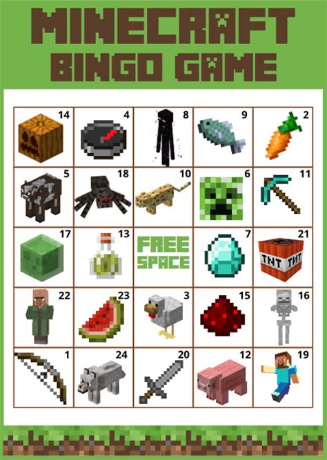 More than a decade after its release, minecraft remains one of the most popular games on pcs, consoles, and mobile dev. Download This Free Minecraft Game - Printable Bingo Now ...