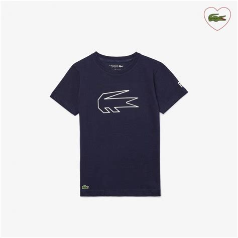 Discover the clothes specially designed for novak djokovic by lacoste. T-Shirt Enfant Imprimé Crocodile Lacoste SPORT X Novak ...