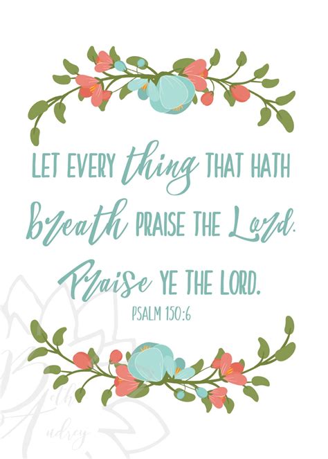 Psalm Verse Wall Art Printable Kjv Wall Decor Etsy