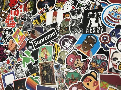 Sticker Collage From Pinterest Laptop