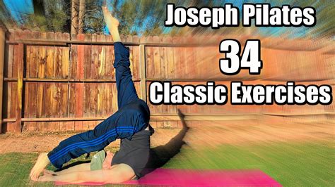7 Days Of The Classic Joseph Pilates 34 Mat Exercise Program Sean