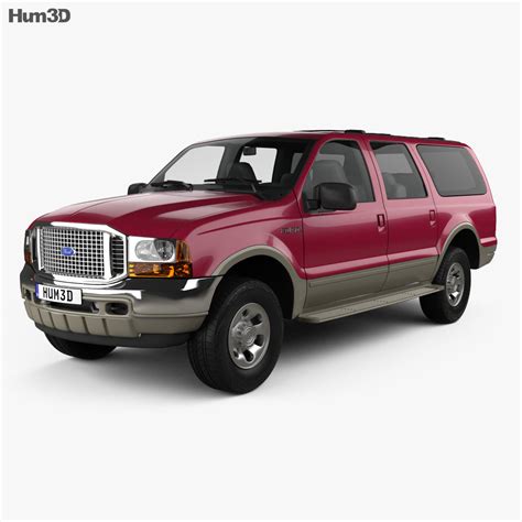 Ford Excursion 2005 3d Model Vehicles On Hum3d