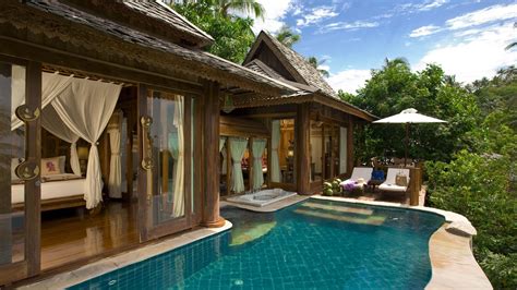 Sea View Luxury Villa And Pool Hd Desktop Wallpaper Widescreen High