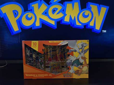 Mavin Pokémon Tcg Reshiram And Charizard Gx Premium Collection Box
