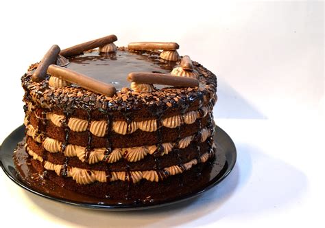 Naked Cake De Chocolate E Nutella Chocolate Nutella Naked Cake