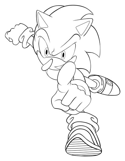 Coloring Page 1 Sonic The Hedgehog 1 By Xaolin26 On Deviantart