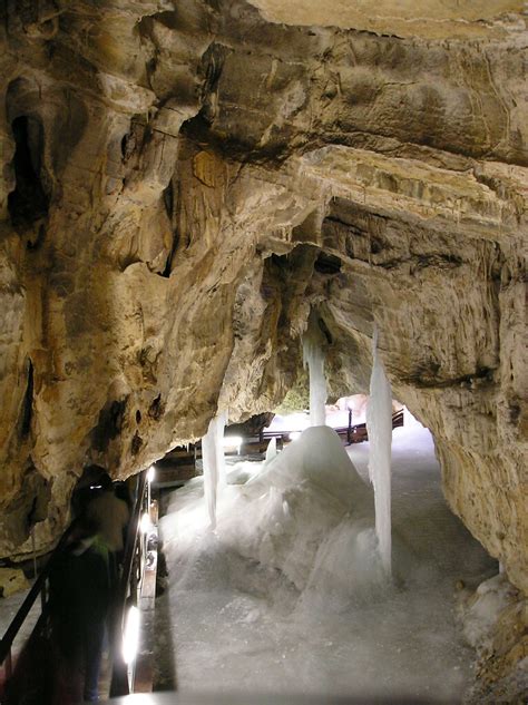 Ice Cave Slovakia In The Demanovska Ladova Jaskyna Ice C Flickr