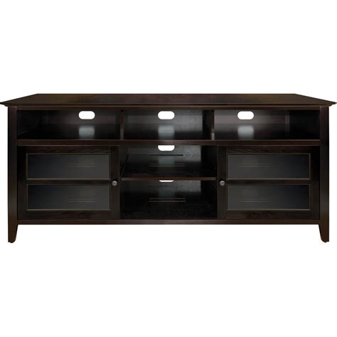 It was placed to the right side of the fireplace and concealed the electronics behind a. Bell'O WAVS99163 Wood Audio / Video Cabinet WAVS99163 B&H ...