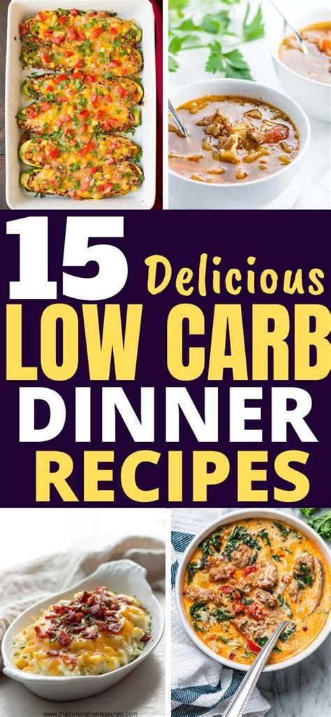 15 Delicious And Easy Low Carb Dinner Recipes Perfect For A Busy