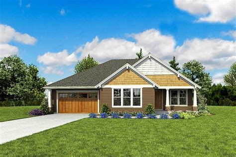 One Story House Plan With Two Master Suites 69691am Architectural