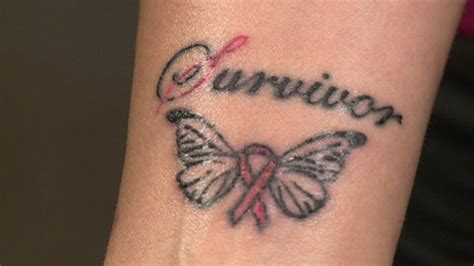 i am a survivor hundreds get breast cancer tattoo to raise money for a cure