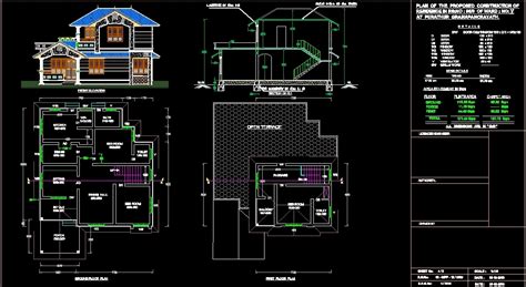 Autocad House Plans Dwg