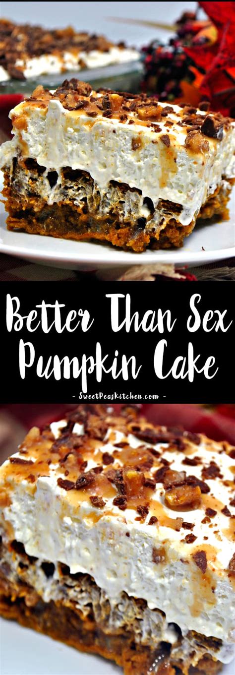 Better Than Sex Pumpkin Cake Sweet Peas Kitchen