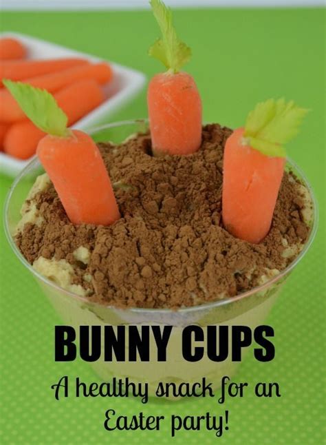 Maybe you would like to learn more about one of these? Bunny Cups a Healthy Snack for Easter Party Fun | Easter ...
