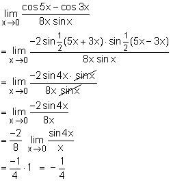 Substitusikan saja nilai x, berikutnya dilanjutkan dengan tipe metode turunan adalah limit x menuju angka tertentu dimana jikalau disubstitusikan pribadi mendapat hasil yang tak tentu. Kumpulan Soal Dan Pembahasan Limit Fungsi Trigonometri ...