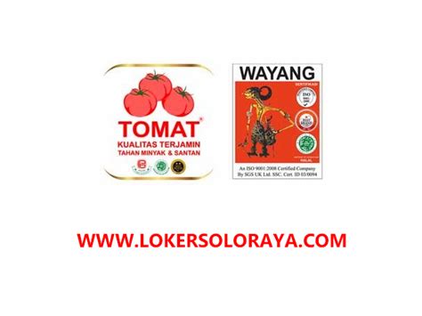 Eigerindo multi produk industri sma smk s1 april 2020. Loker Karanganyar dan Purwokerto di PT Sekarnusa Kreasi Indonesia (PT SKI) - Portal Info ...