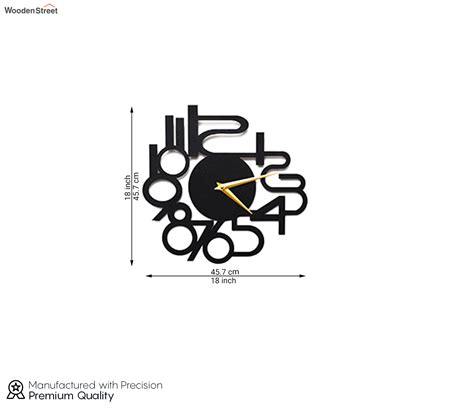Buy Modern Big Metal Wall Clock Online In India At Best Price Modern