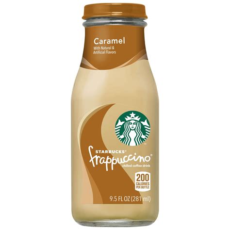 Buy Starbucks Frappuccino Caramel Iced Coffee 95 Oz 4 Pack Bottles