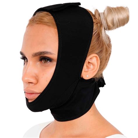 Chin Compression Garment After Liposuction Surgery Neck Cover Strap
