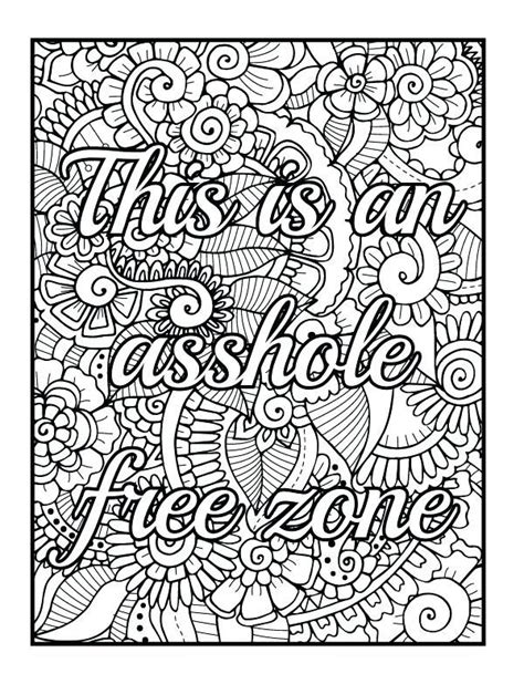 Free Printable Coloring Pages For Adults Only Swear Words - 179 best