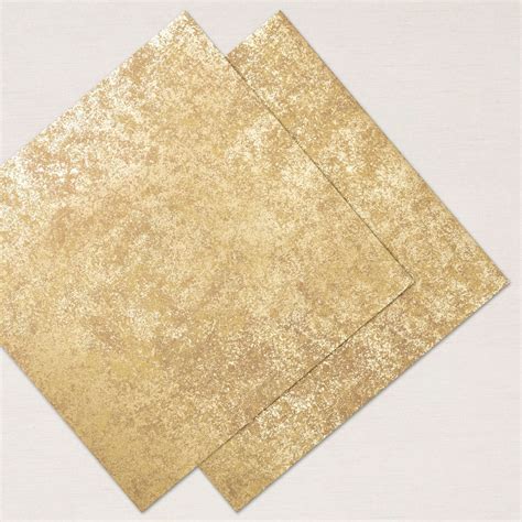 Distressed Gold 12 X 12 305 X 305 Cm Specialty Paper By Stampin Up