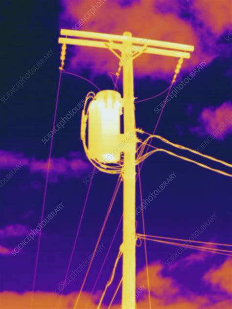 Telephone pole transformers (6) (2) durango press # drp160. Thermogram telephone pole, transformer - Stock Image ...