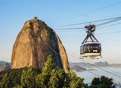 Sugarloaf Mountain Cable Car Rio De Janeiro Brazil South America
