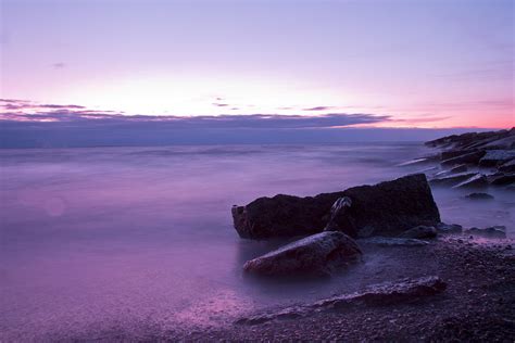 Lilac Beach Photograph By Christoffer Rathjen Fine Art America