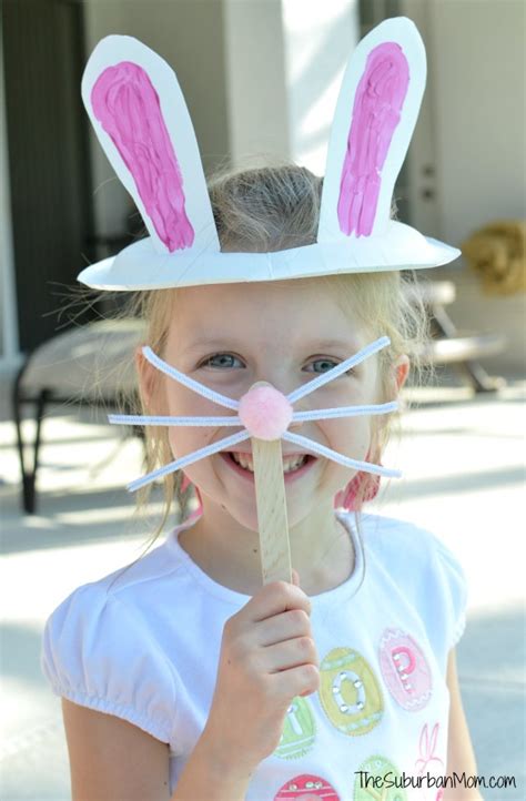 Paper Plate Easter Bunny Ears