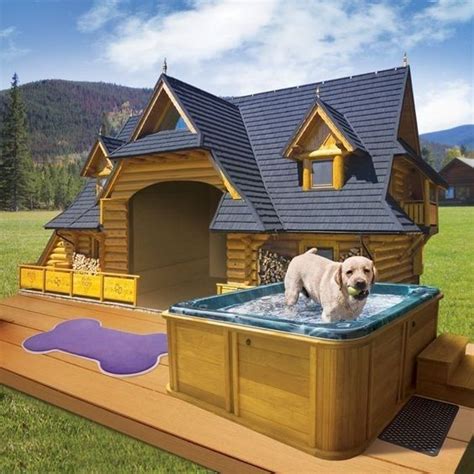 These Dogs Are Getting Spoiled Cool Dog Houses Dog Houses Luxury